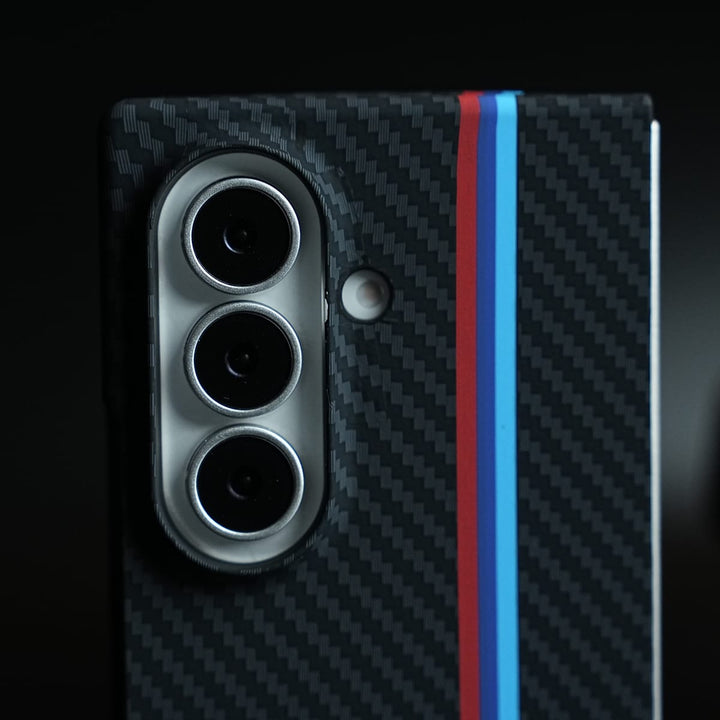FRATO Z Fold 8 Series Carbon Fiber Texture Stripe Case for Galaxy Z Fold 8 Ultra | MagSafe Case