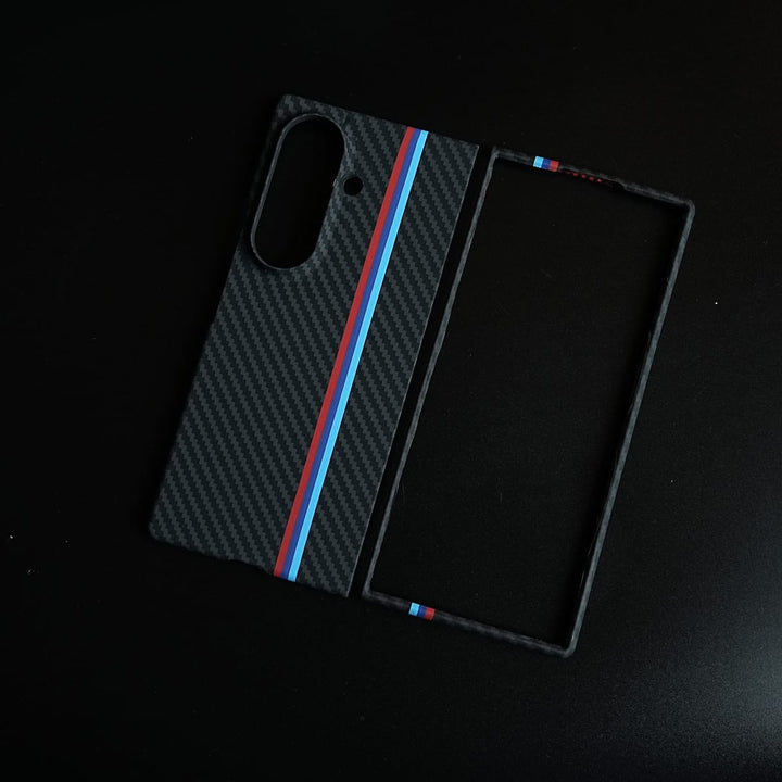 FRATO Z Fold 8 Series Carbon Fiber Texture Stripe Case for Galaxy Z Fold 8 Ultra | MagSafe Case