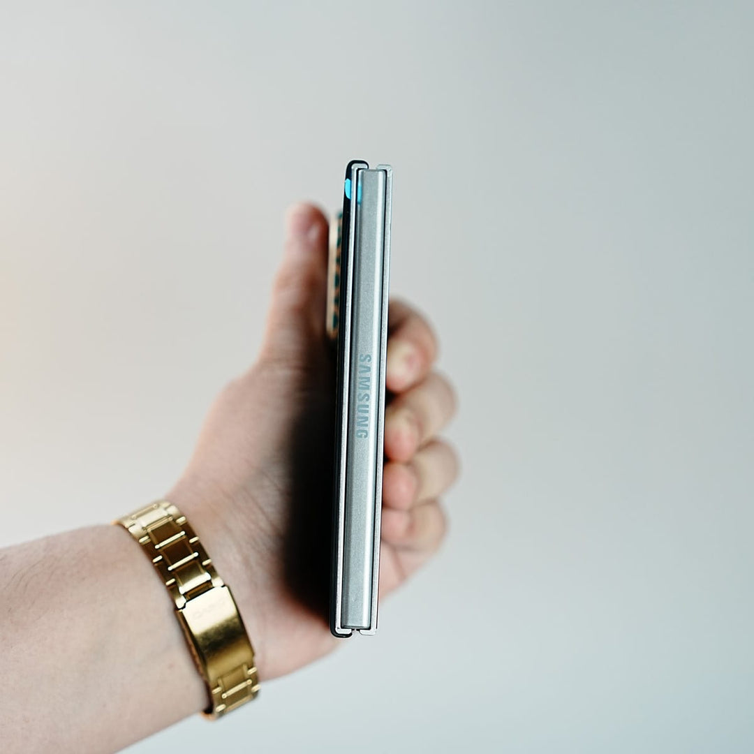 FRATO Z Fold 8 Series Check Pattern Magnetic Back Case for Galaxy Z Fold 8 | Chevron Stripe Design