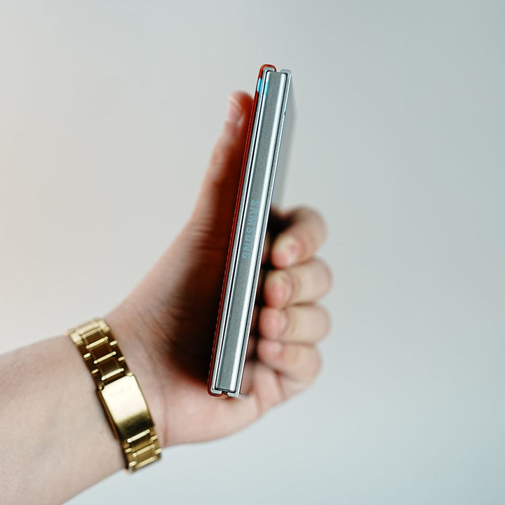FRATO Z Fold 8 Series Check Pattern Magnetic Back Case for Galaxy Z Fold 8 | Chevron Stripe Design