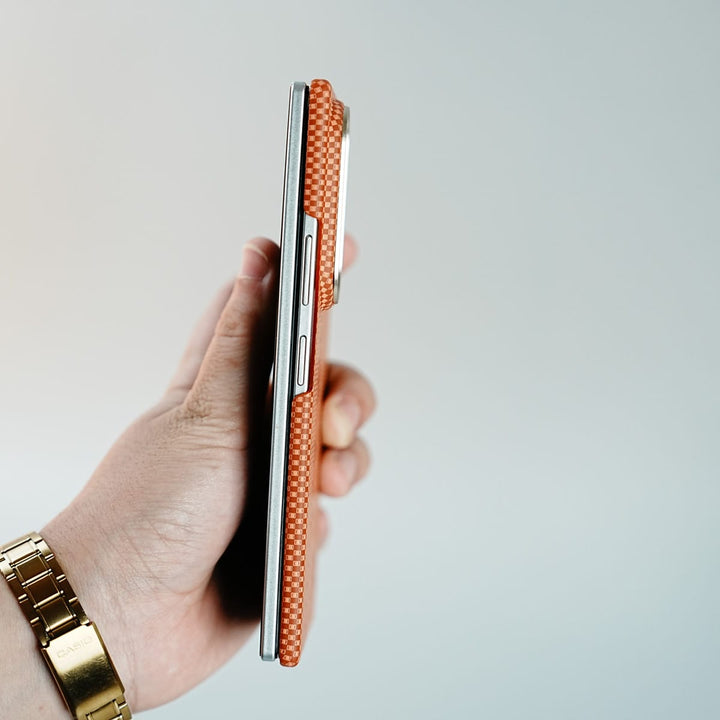FRATO Z Fold 8 Series Check Pattern Magnetic Back Case for Galaxy Z Fold 8 Ultra | Chevron Stripe Design