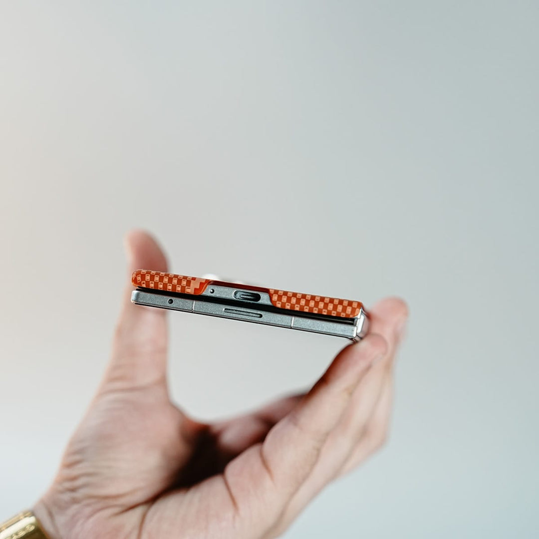 FRATO Z Fold 8 Series Check Pattern Magnetic Back Case for Galaxy Z Fold 8 Ultra | Chevron Stripe Design
