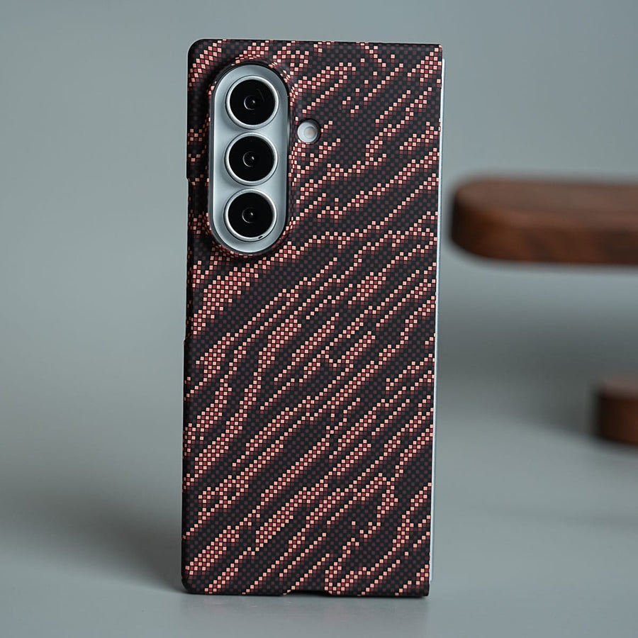 FRATO Z Fold 8 Series Design 1 Geometric Pixel Pattern Magnetic Case for Galaxy Z Fold 8 Ultra | Slim Protective Cover