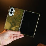 Premium Gold Mirror Case for Samsung Galaxy Z Fold 8 | Printed Design Cover