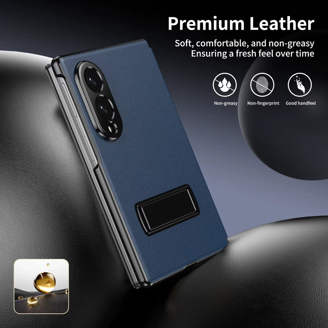 FRATO Z Fold 8 Series Flip Cover with Metal Kickstand for Samsung Galaxy Z Fold 8 | PU Leather Protective Case
