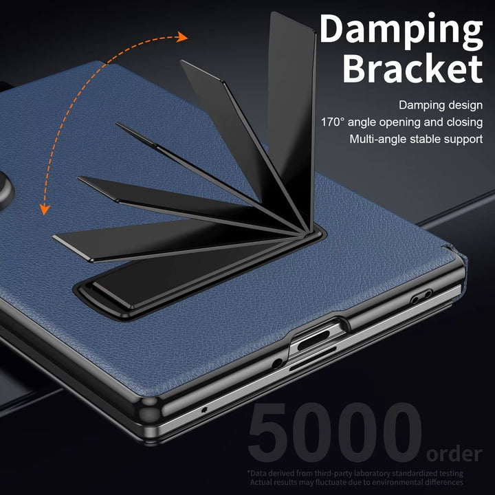 FRATO Z Fold 8 Series Flip Cover with Metal Kickstand for Samsung Galaxy Z Fold 8 | PU Leather Protective Case