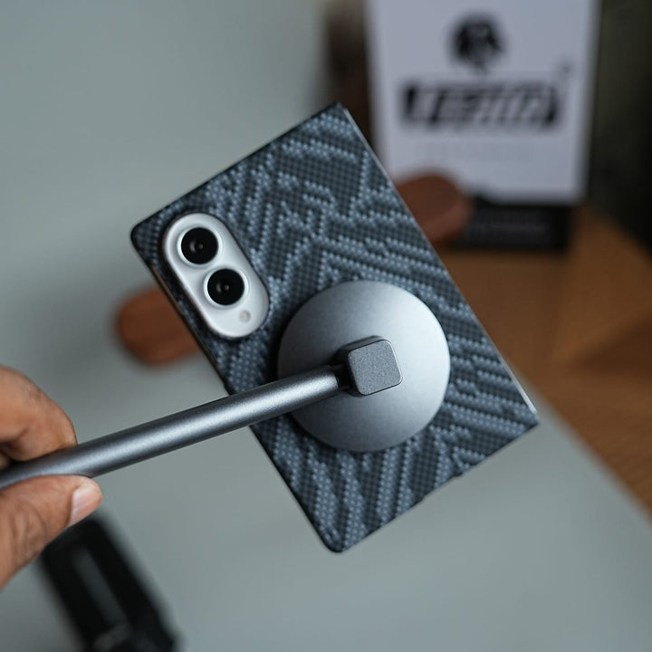 FRATO Z Fold 8 Series Geometric Pixel Pattern Magnetic Case for Galaxy Z Fold 8 | Slim Protective Cover