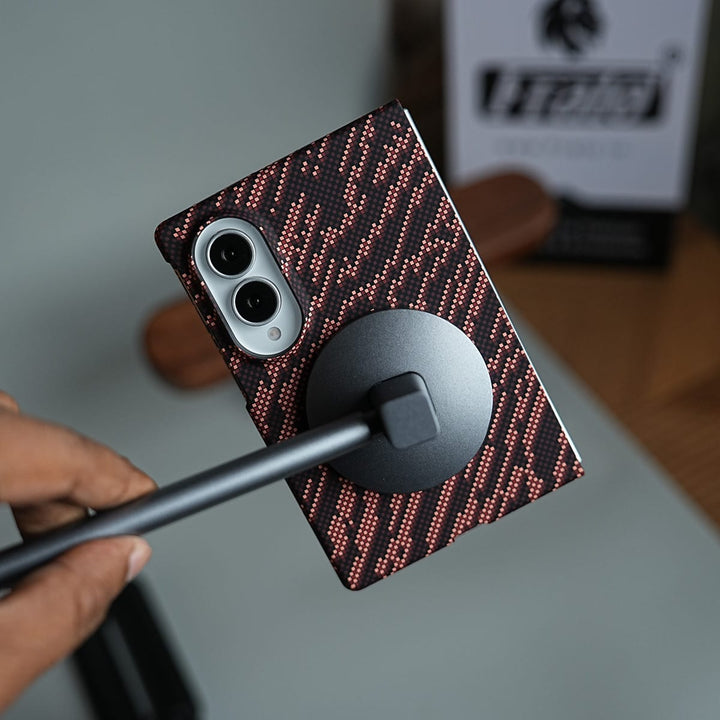 FRATO Z Fold 8 Series Geometric Pixel Pattern Magnetic Case for Galaxy Z Fold 8 | Slim Protective Cover