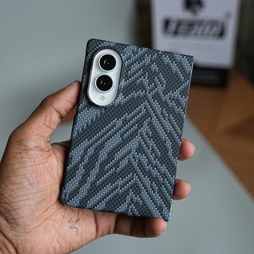 FRATO Z Fold 8 Series Geometric Pixel Pattern Magnetic Case for Galaxy Z Fold 8 | Slim Protective Cover