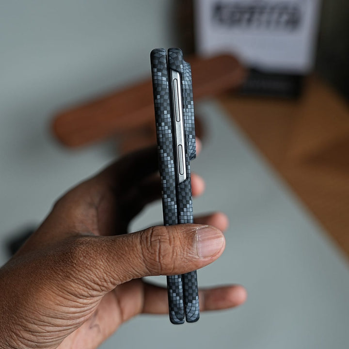FRATO Z Fold 8 Series Geometric Pixel Pattern Magnetic Case for Galaxy Z Fold 8 | Slim Protective Cover