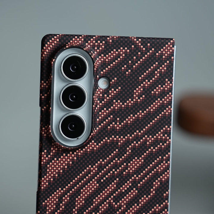 FRATO Z Fold 8 Series Geometric Pixel Pattern Magnetic Case for Galaxy Z Fold 8 Ultra | Slim Protective Cover