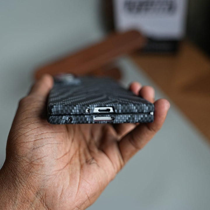 FRATO Z Fold 8 Series Geometric Pixel Pattern Magnetic Case for Galaxy Z Fold 8 Ultra | Slim Protective Cover