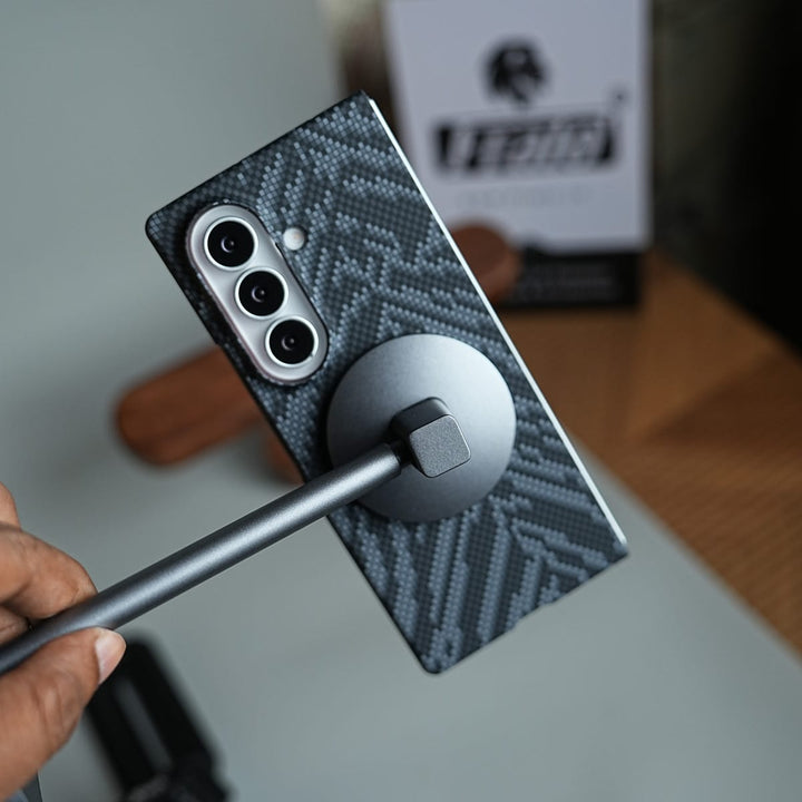 FRATO Z Fold 8 Series Geometric Pixel Pattern Magnetic Case for Galaxy Z Fold 8 Ultra | Slim Protective Cover