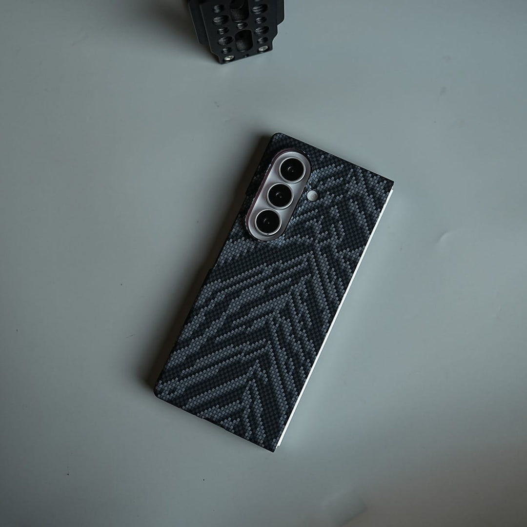 FRATO Z Fold 8 Series Geometric Pixel Pattern Magnetic Case for Galaxy Z Fold 8 Ultra | Slim Protective Cover