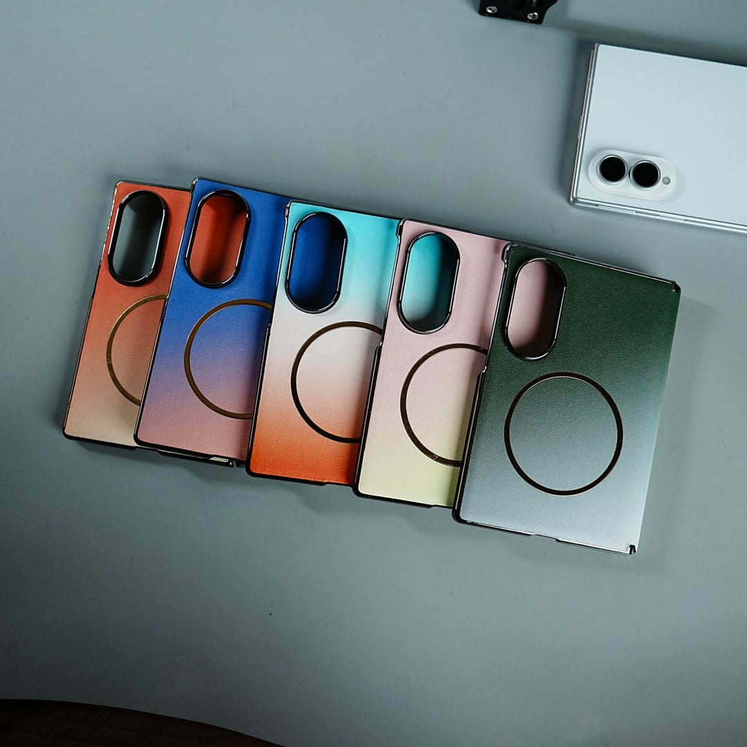 FRATO Z Fold 8 Series Gradient Magnetic Case for Galaxy Z Fold 8 | Hinge Protection &amp; Built-In Front Glass