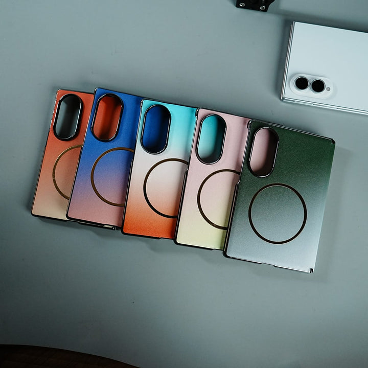 FRATO Z Fold 8 Series Gradient Magnetic Case for Galaxy Z Fold 8 | Hinge Protection &amp; Built-In Front Glass