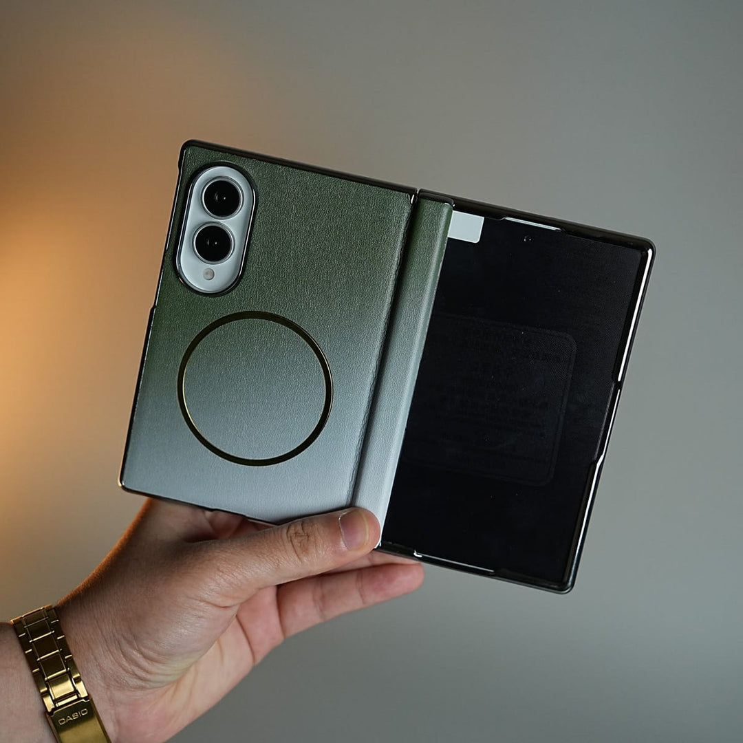 FRATO Z Fold 8 Series Gradient Magnetic Case for Galaxy Z Fold 8 | Hinge Protection &amp; Built-In Front Glass