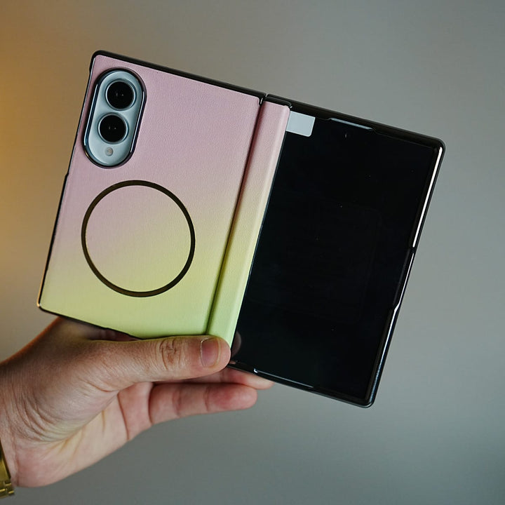 FRATO Z Fold 8 Series Gradient Magnetic Case for Galaxy Z Fold 8 | Hinge Protection &amp; Built-In Front Glass