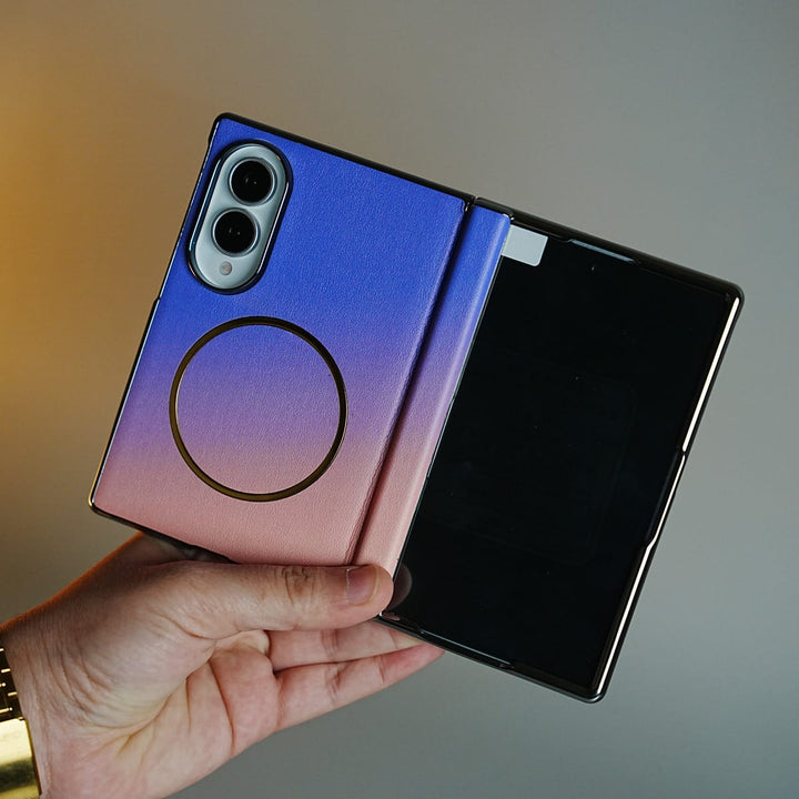 FRATO Z Fold 8 Series Gradient Magnetic Case for Galaxy Z Fold 8 | Hinge Protection &amp; Built-In Front Glass