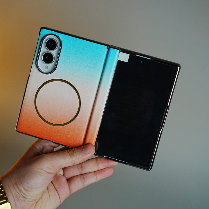 FRATO Z Fold 8 Series Gradient Magnetic Case for Galaxy Z Fold 8 | Hinge Protection &amp; Built-In Front Glass