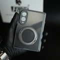 Magnetic Frosted Armor Case for Samsung Galaxy Z fold 8 | Rotating Metal Stand