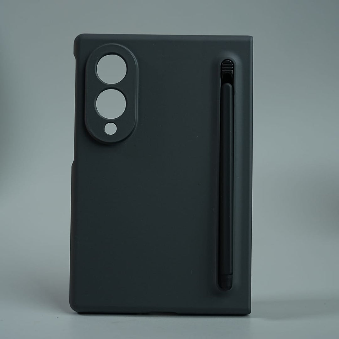 FRATO Z Fold 8 Series Gray Matte Finish with Full Hinge Protection For Galaxy Z Fold 8 | S Pen Holder Protective Case