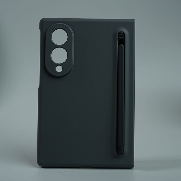 FRATO Z Fold 8 Series Gray Matte Finish with Full Hinge Protection For Galaxy Z Fold 8 | S Pen Holder Protective Case