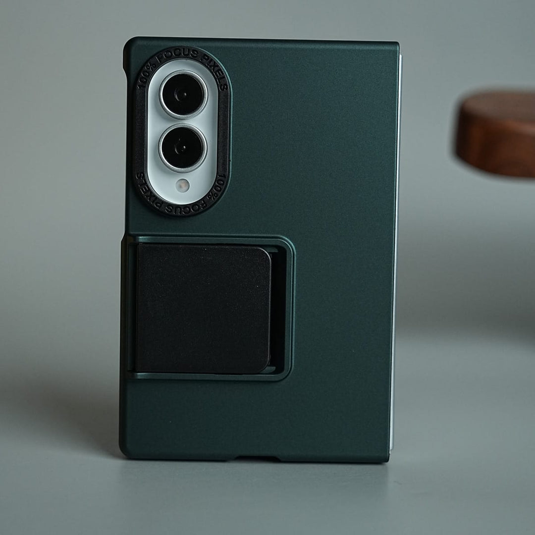 FRATO Z Fold 8 Series Green Slim Protective Case for Galaxy Z Fold 8 | Built-In Foldable Kickstand