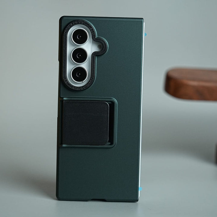 FRATO Z Fold 8 Series Green Slim Protective Case for Galaxy Z Fold 8 Ultra | Built-In Foldable Kickstand