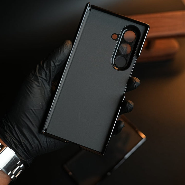 FRATO Z Fold 8 Series Leather Texture Case for Samsung Galaxy Z Fold 8 Ultra | Ring Stand &amp; Screen Protector