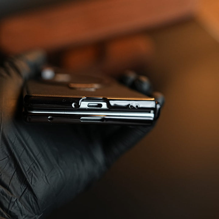 FRATO Z Fold 8 Series Leather Texture Case for Samsung Galaxy Z Fold 8 Ultra | Ring Stand &amp; Screen Protector