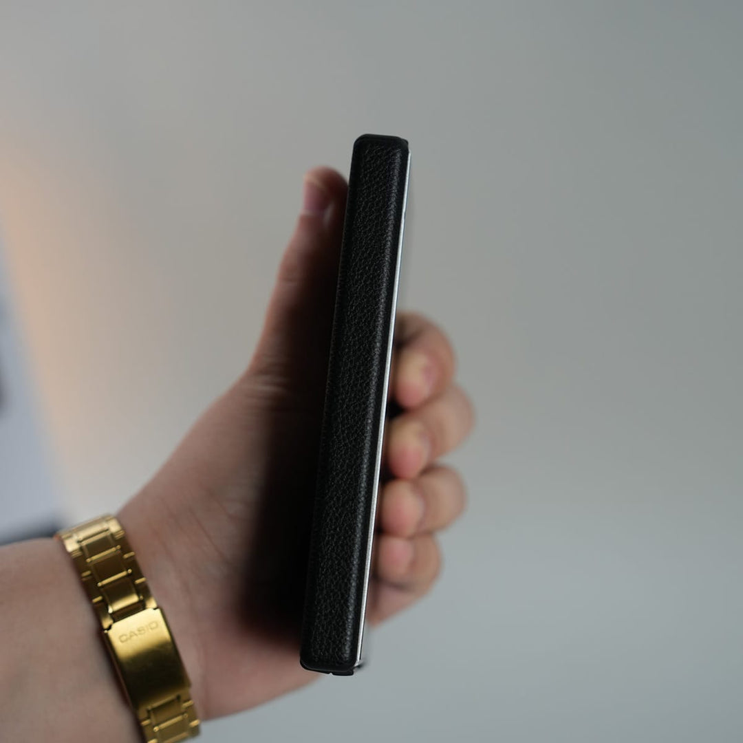 FRATO Z Fold 8 Series Leather Texture Magnetic Case for Galaxy Z Fold 8 | Hinge Protection and Metal Camera Guard