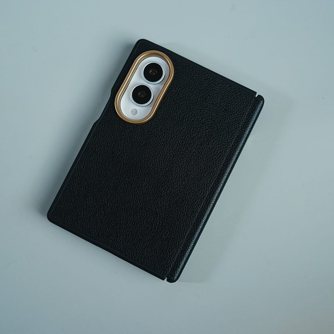 FRATO Z Fold 8 Series Leather Texture Magnetic Case for Galaxy Z Fold 8 | Hinge Protection and Metal Camera Guard