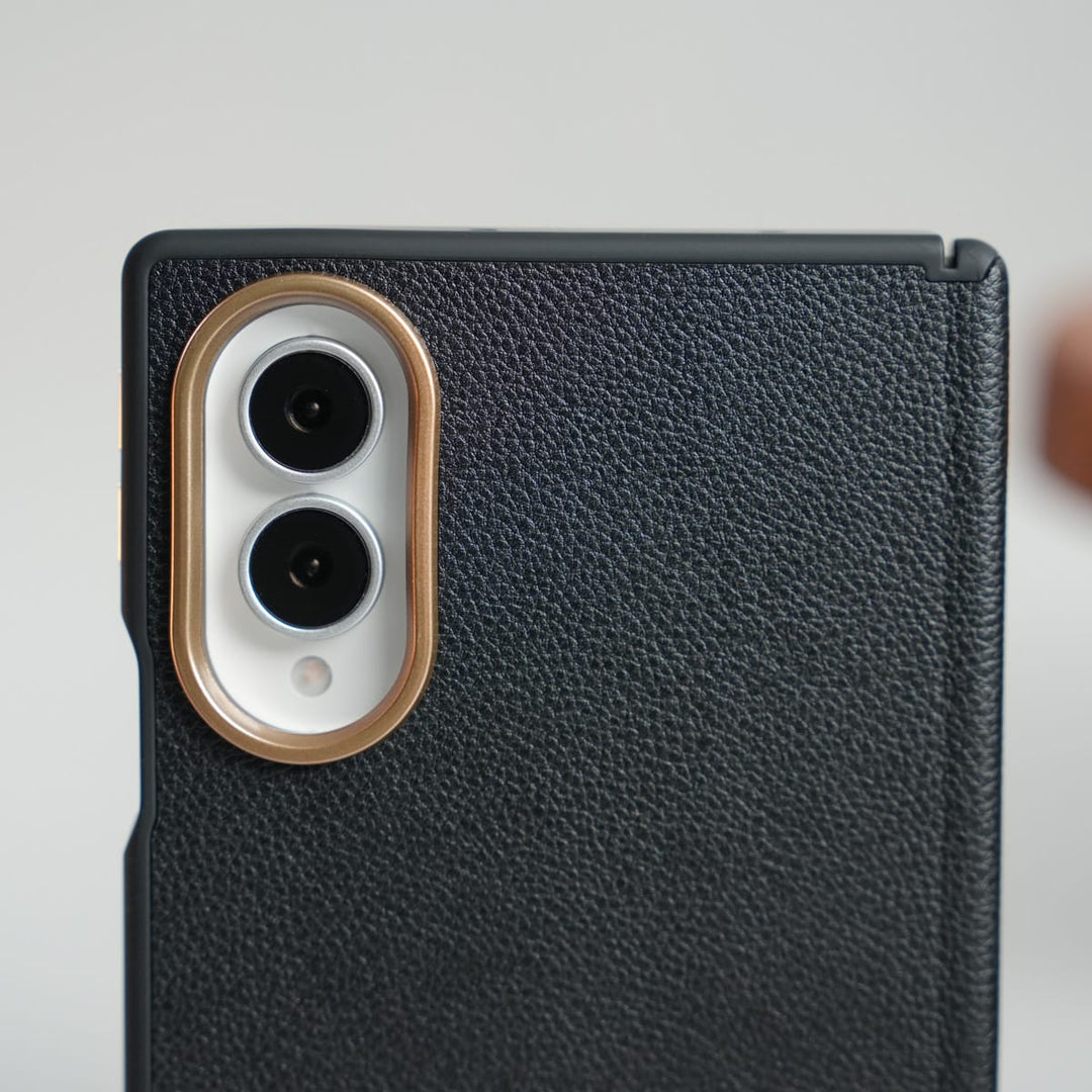 FRATO Z Fold 8 Series Leather Texture Magnetic Case for Galaxy Z Fold 8 | Hinge Protection and Metal Camera Guard
