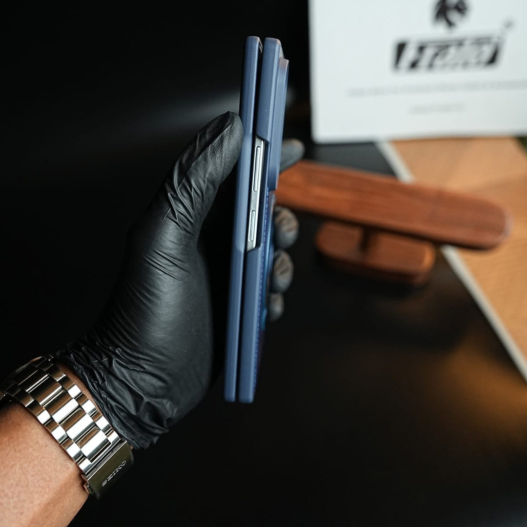 FRATO Z Fold 8 Series Leather Texture Stitched Case for Galaxy Z Fold 8 Ultra | Foldable Ring Stand