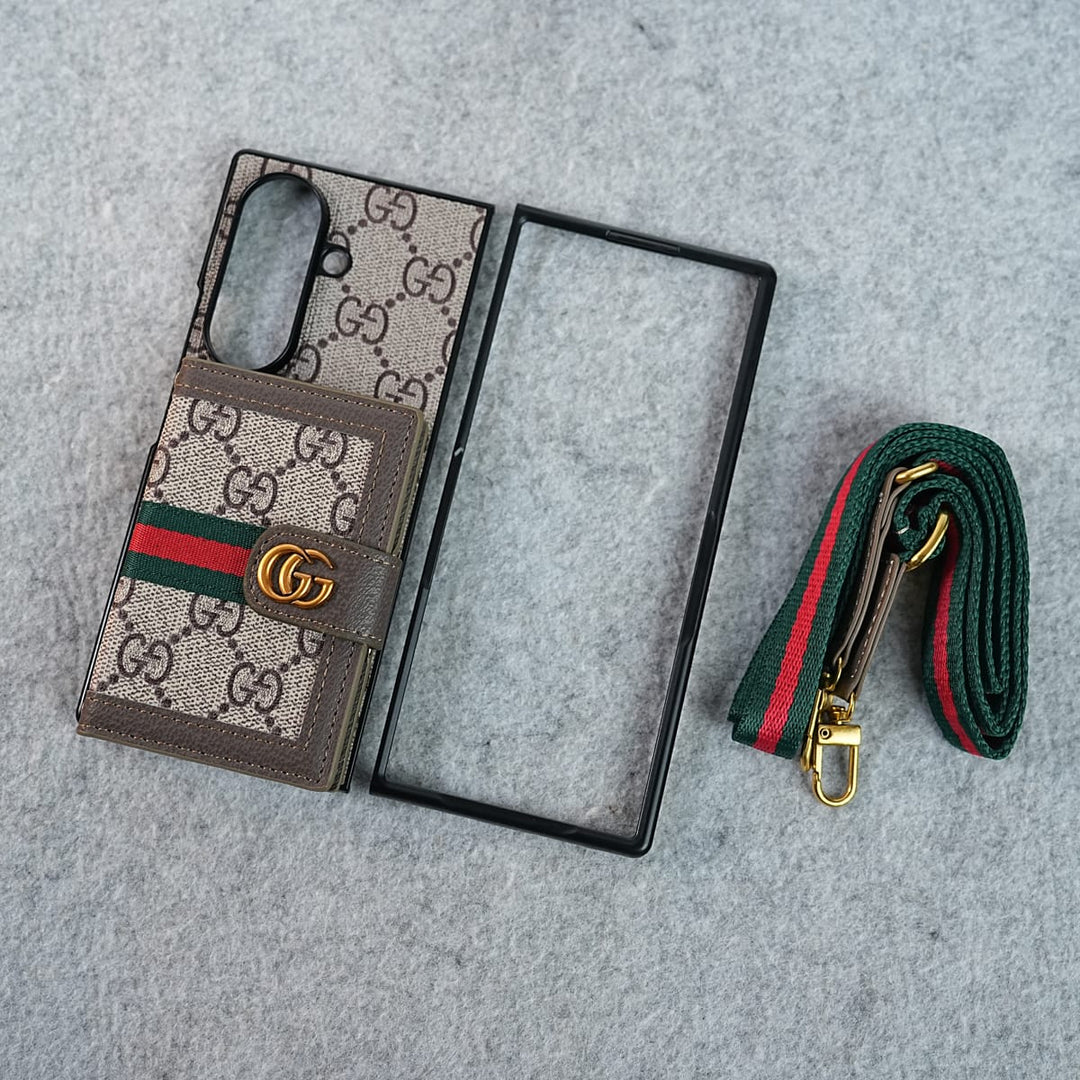 FRATO Z Fold 8 Series Luxury Cardholder Crossbody Sling Strap Case for Samsung Galaxy Z Fold 8 Ultra