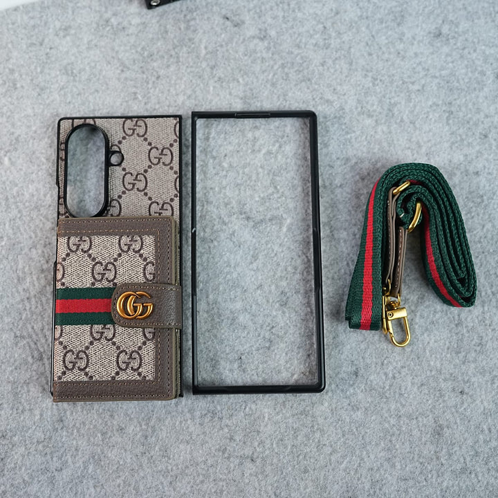 FRATO Z Fold 8 Series Luxury Cardholder Crossbody Sling Strap Case for Samsung Galaxy Z Fold 8 Ultra