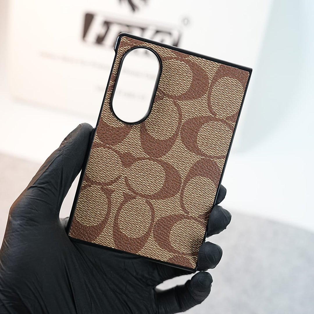FRATO Z Fold 8 Series Luxury CC Brand PU Leather Design Case Cover For Samsung Galaxy Z Fold 8