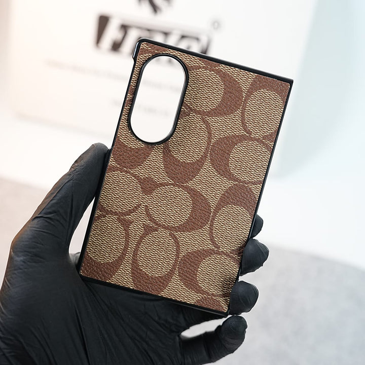 FRATO Z Fold 8 Series Luxury CC Brand PU Leather Design Case Cover For Samsung Galaxy Z Fold 8