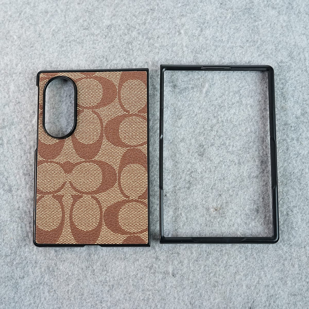 FRATO Z Fold 8 Series Luxury CC Brand PU Leather Design Case Cover For Samsung Galaxy Z Fold 8