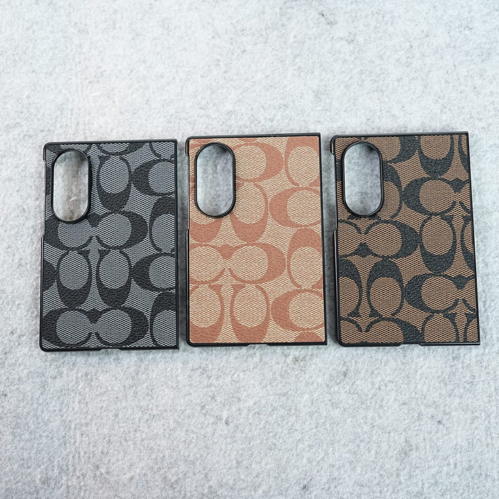 FRATO Z Fold 8 Series Luxury CC Brand PU Leather Design Case Cover For Samsung Galaxy Z Fold 8