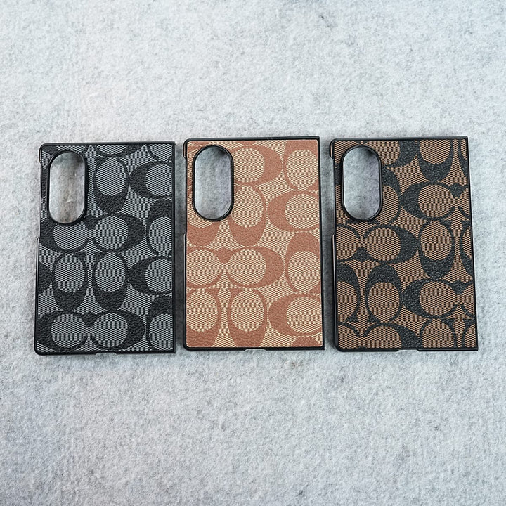 FRATO Z Fold 8 Series Luxury CC Brand PU Leather Design Case Cover For Samsung Galaxy Z Fold 8