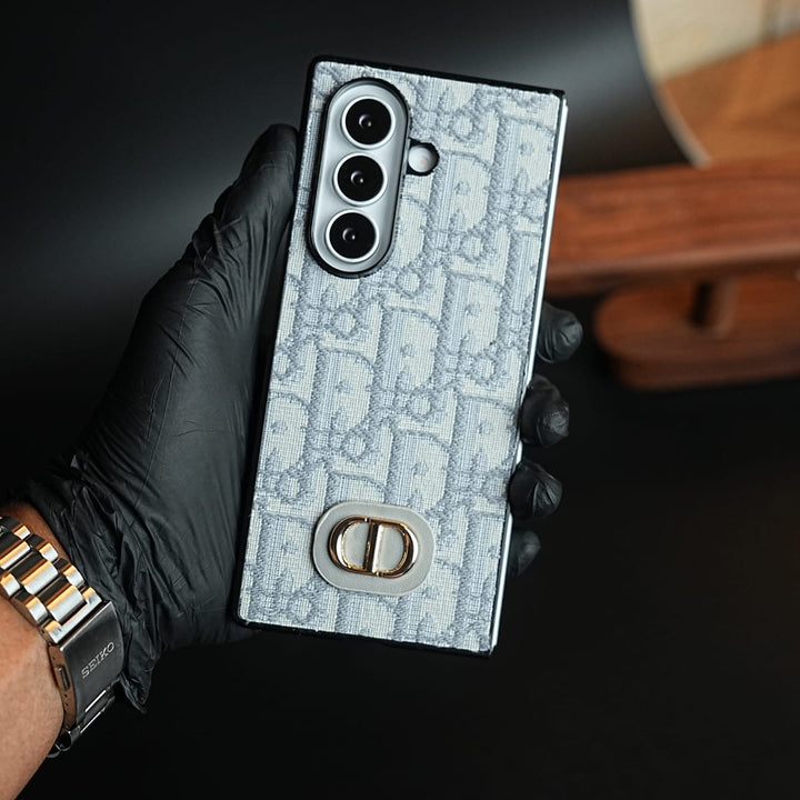 FRATO Z Fold 8 Series Luxury Fashion CD Embroidery Case Cover For Samsung Galaxy Z Fold 8 Ultra