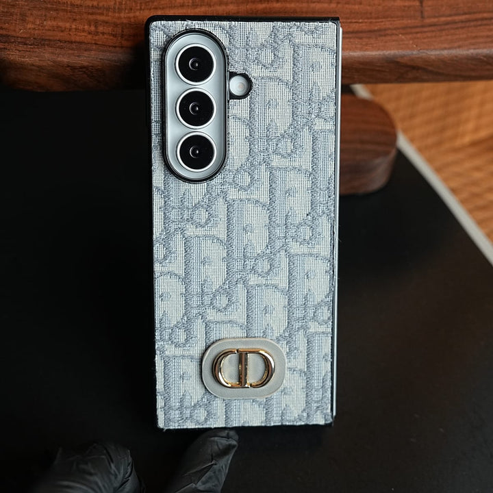 FRATO Z Fold 8 Series Luxury Fashion CD Embroidery Case Cover For Samsung Galaxy Z Fold 8 Ultra