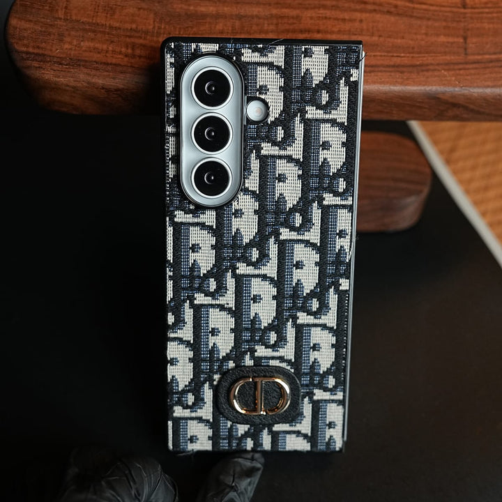 FRATO Z Fold 8 Series Luxury Fashion CD Embroidery Case Cover For Samsung Galaxy Z Fold 8 Ultra