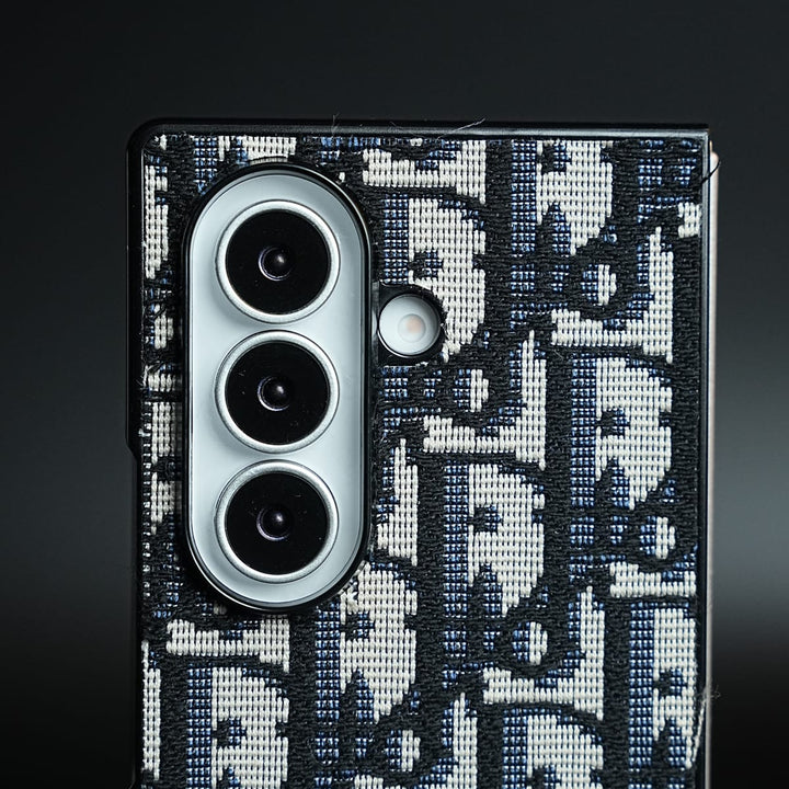 FRATO Z Fold 8 Series Luxury Fashion CD Embroidery Case Cover For Samsung Galaxy Z Fold 8 Ultra