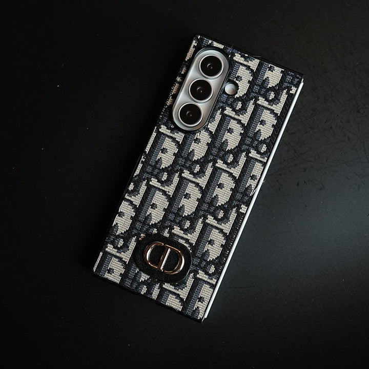 FRATO Z Fold 8 Series Luxury Fashion CD Embroidery Case Cover For Samsung Galaxy Z Fold 8 Ultra