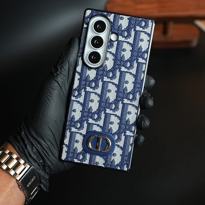 FRATO Z Fold 8 Series Luxury Fashion CD Embroidery Case Cover For Samsung Galaxy Z Fold 8 Ultra
