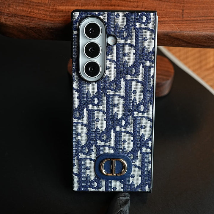 FRATO Z Fold 8 Series Luxury Fashion CD Embroidery Case Cover For Samsung Galaxy Z Fold 8 Ultra