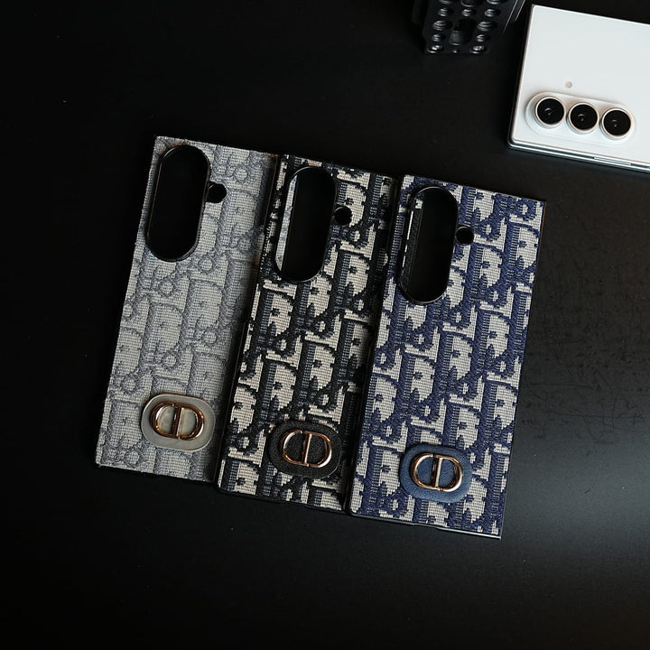 FRATO Z Fold 8 Series Luxury Fashion CD Embroidery Case Cover For Samsung Galaxy Z Fold 8 Ultra
